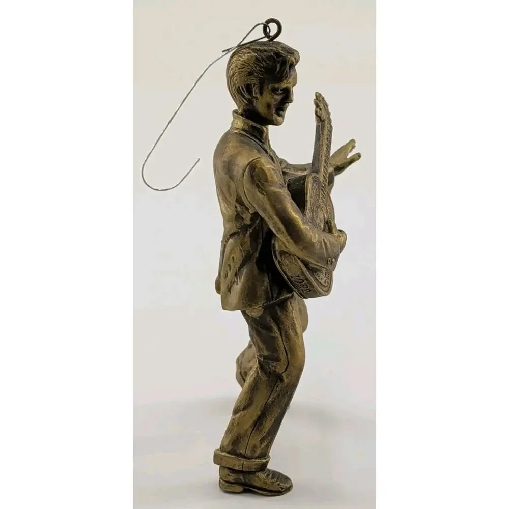 Lot 4 Elvis Presley Christmas Ornaments Hallmark Keepsake Trevco Kurt Adler VTG